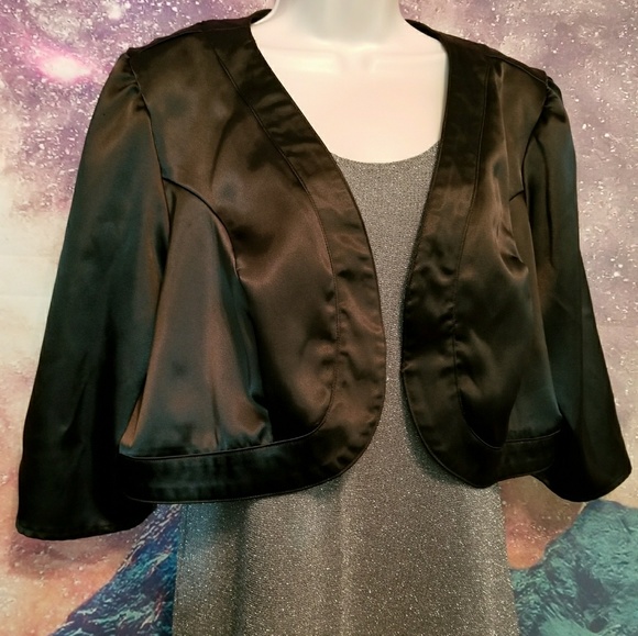 torrid Tops - ♡ Torrid Black Bolo Shrug Cropped Jacket